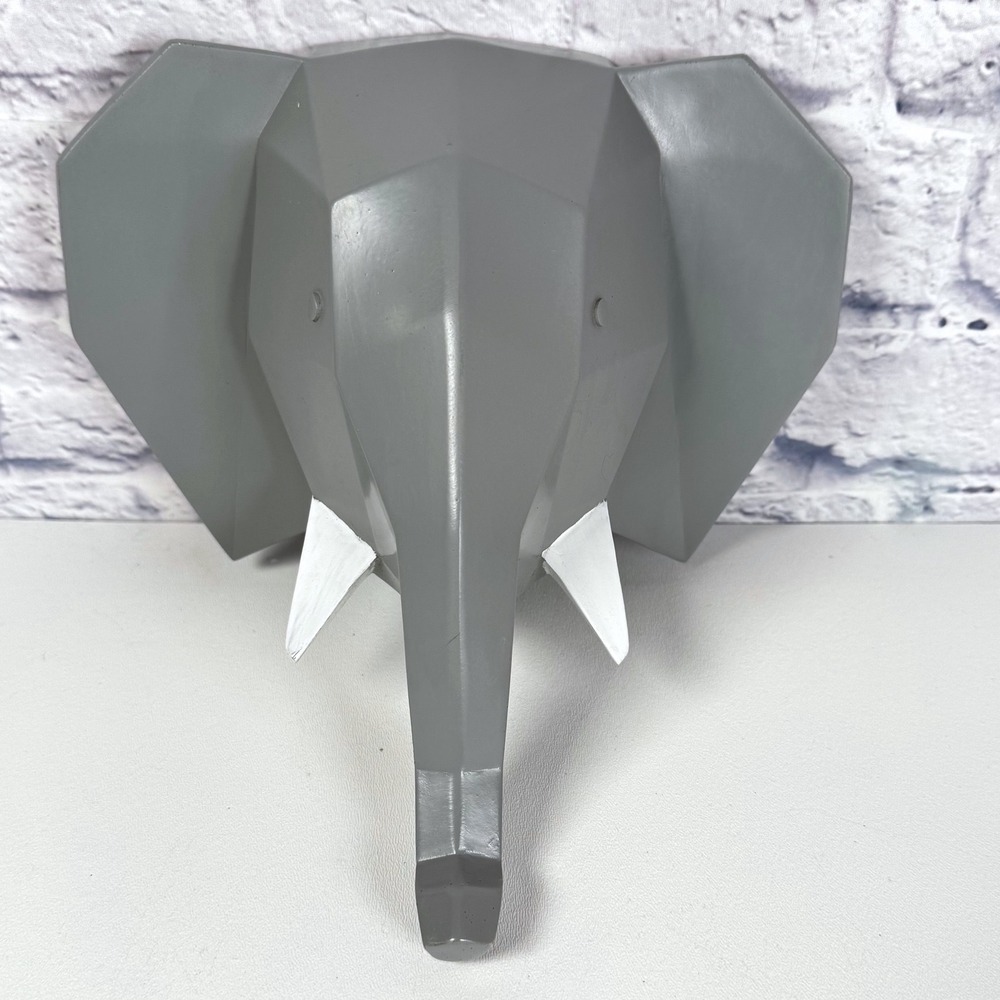 Hobby Lobby Geometric Elephant Wall Sculpture Art Nursery Animal Home Decor